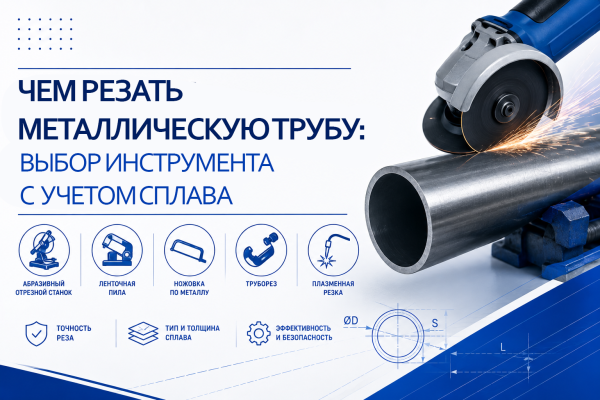 Чем резать металлическую трубу: выбор инструмента с учетом сплава